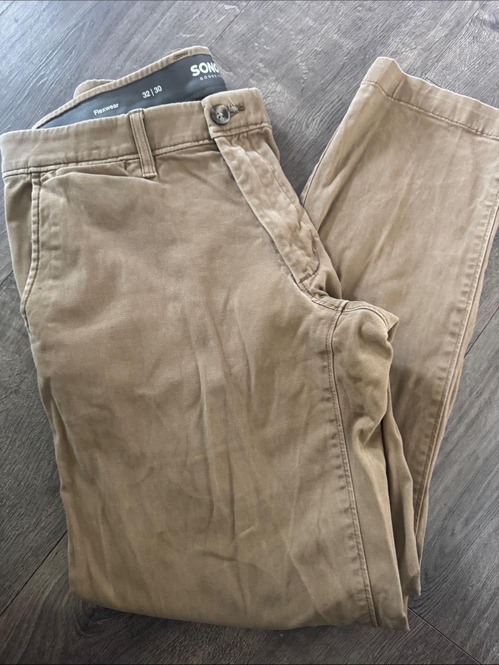 Sonoma Men’s Khaki Straight-Fit Chinos